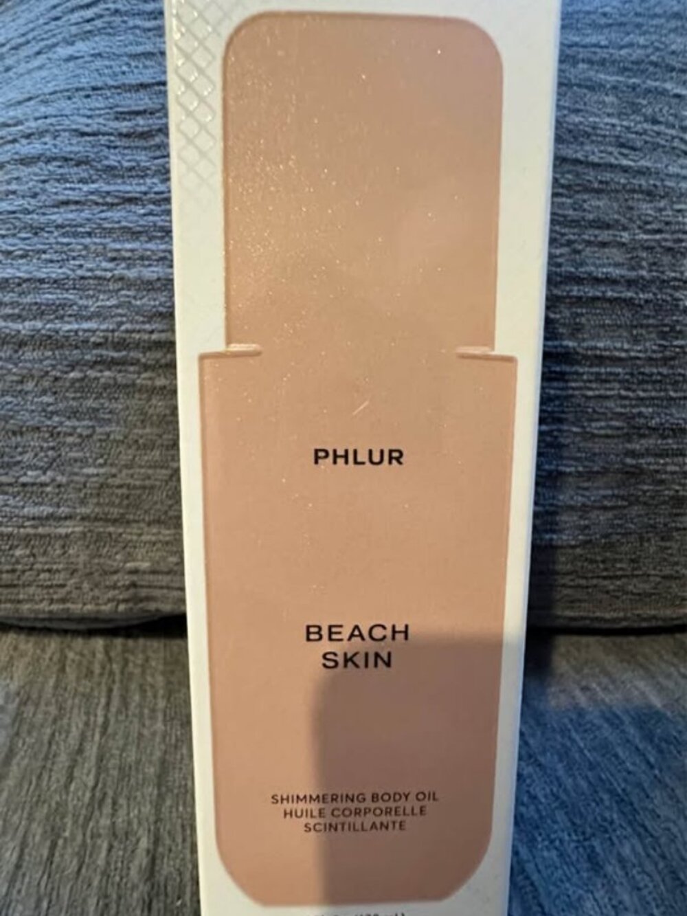 PHLUR Beach Skin Shimmering Body Oil, 4 Oz – Coconut, Vanilla & Sandalwood- NEW